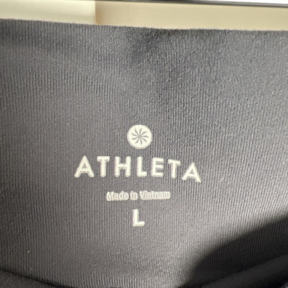 Athleta Fusion Flare Wide Leg Pull On Yoga Activewear Pants Size Large Gray - Picture 2 of 9